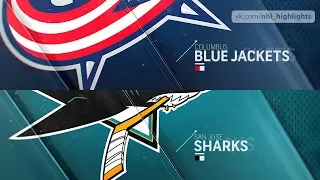 Columbus Blue Jackets vs San Jose Sharks Nov 1, 2018 HIGHLIGHTS HD