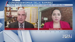 Rep. Delia Ramirez Weighs in on Debate over Immigration Reform, Impeachment of DHS Secretary