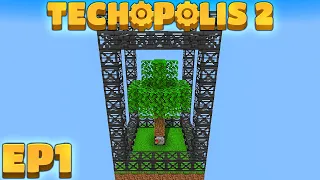 THE BEST TECH SKYBLOCK MODPACK? EP1 | Minecraft Techopolis 2 [Modded 1.19.2 Questing Skyblock]