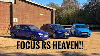 Focus RS showdown! Mk1 vs Mk2 vs Mk3 Focus RS - Back to back drives!