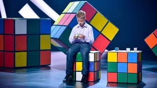 Show «The Incredible people». Vladimir Korovin. Speedcubing champion