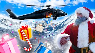 World’s Largest Toy Drive With My Blackhawk Helicopter!