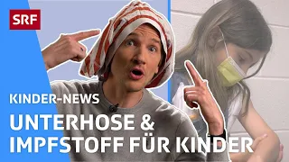 Das lustige Experiment «Beweisstück Unterhose» | Kinder-News | SRF Kids – Kindervideos