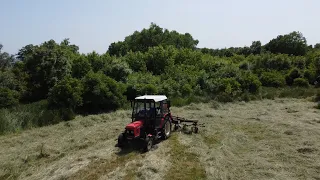 Zetorvlog/15-23/Zetor 7011/Rožmitál OZ-4/ další obracení sena na malé loučce/GoPro