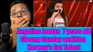 Angelina Jordan - Gloomy Sunday audition  Norway's Got Talent|  | 🇳🇴 NORWAY REACTION