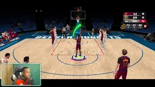 WE PLAYED USING OUR GAMING MONITOR! NBA 2K22 ARCADE EDITION MYCAREER GAMEPLAY!!!