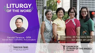Liturgy of the Word - Live Freely in God's Will - Friar Gerald Terence - 20 February 2024