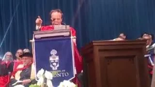 Roberto Benigni honorary degree toronto 2015