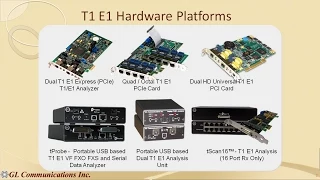 Advanced T1 E1 Test Platforms