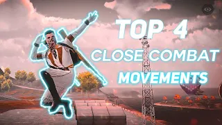 TOP 4 EASY MOVEMENTS | That will IMPROVE Your Close Combat Skills | PUBG Mobile