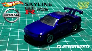 Hotwheels Custom - Nissan Skyline GTR R32