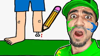 تحدي الرسم الخطير 😱 - انقذت حياته ☠️ - Just Draw