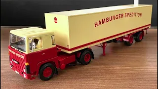 SCANIA 111 HAMBURGER SPEDITION (MINICHAMPS) 1/43