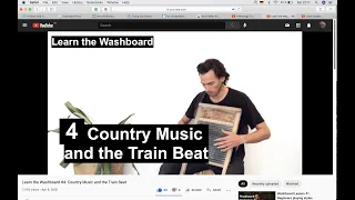 Learn the Washboard #4: Country Music and the Train Beat