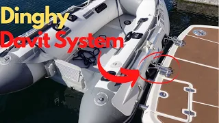 Boating for Beginners: How to Install a Weaver Dinghy Davit System #boating #yachting #dinghy