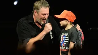 Blake Shelton Brings 6-Year-Old Boy in Need of Heart Transplant Up on Stage for Duet