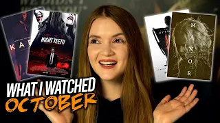 What I watched October 2021 | Letterboxd Monthly Wrap Up and TV Shows | Spookyastronauts
