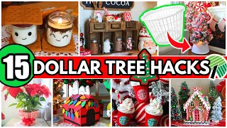 15 Last-Minute Dollar Tree Christmas DIYs to try NOW! 🎄🤯