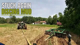 Discing Mud For Last Corn Field