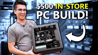 Building a $500 Micro Center Gaming PC and Giving It Away!