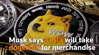 Musk says Tesla will take dogecoin for merchandise