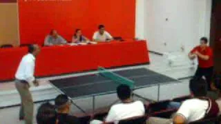 Semifinal de Ping Pong Cristiani vs Saenz