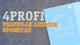 Упаковка блокнотів 4Profi Profiplan Artbook Spoony A5 без лініювання 40 аркушів Hippo