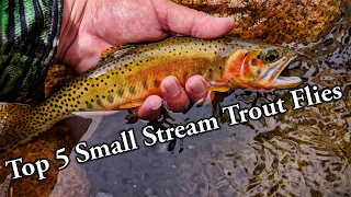 Top 5 Small Stream Trout Flies