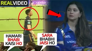 Sara,Gill Angry Reaction When Everyone shouting "Hamari Bhabhi kaisi Ho Sara Bhabhi Jaisi Ho" MIvsGT