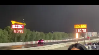 TRACKHAWK vs MERCEDES GLC43 AMG (Fail) at Irwindale drag strip