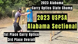 2023 USPSA Alabama Sectional - 1st Place Carry Optics State Champ- Glock 17 Gen 5 MOS - Trijicon SRO