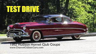 TEST DRIVE: 1952 Hudson Hornet Coupe. Charvet Classic Cars