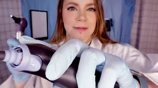 ASMR Hospital Audiologist Ear Exam & Tympanometry Testing