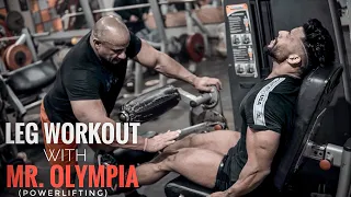 Plateau Busting LEGS WORKOUT with MR OLYMPIA (power lifting) | EP 3 | REAL TRAINING