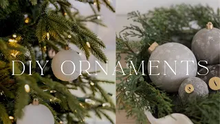 DIY CHRISTMAS ORNAMENTS | Neutral Aesthetic Christmas Ornaments