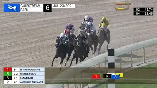 Gulfstream Park Carrera 6 - 23 de Julio 2021