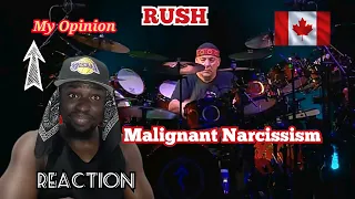 RUSH - Malignant Narcissism/ De Slagwerker { Snakes & Arrows Live } Reaction video. Kenian Reaction.