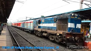 Maitree Express IR , Kolkata Dhaka international friendship train, 13109 , Moitree Express , LHB ,