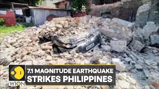 7.1 magnitude earthquake in Philippines triggers landslides and cuts out power supply | WION