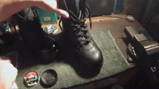 How to spit polish boots in 1 hour. (No Shortcuts)