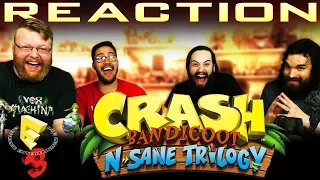 Crash Bandicoot N. Sane Trilogy Trailer REACTION!! E3 2017
