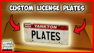 How to Get Custom License Plates in GTA 5 Online! (CUSTOM PLATES UPDATED 2024)