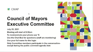 Council of Mayors Exec Committee 7.20.2021