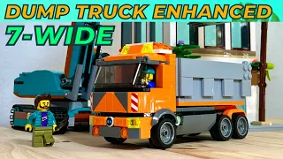 🚛 My 7-wide obsession continues: Lego City Dump Truck MOC