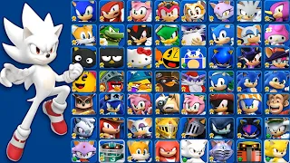 Sonic Dash - MOVIE HYPER SONIC All 60 Characters Unlocked Showcase - All Bosses Zazz Eggman Gameplay