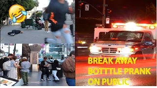 Break Away Bottle Prank (Public Prank) ft.Retrrobae