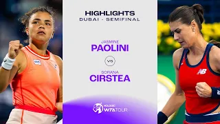 Jasmine Paolini vs. Sorana Cirstea | 2024 Dubai Semifinal | WTA Match Highlights