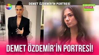 Gün geçtikçe ünü yayılmaya devam eden ünlü güzel Demet Özdemir'in portresi!