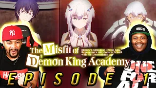 The Misfit Of Demon King Academy reaction Episode 1 |  Maou Gakuin No Futekigousha