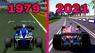 Evolution Of F1(Formula One) Games(1979-2021)